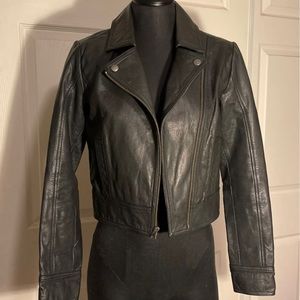 Womens Black Leather Jacket